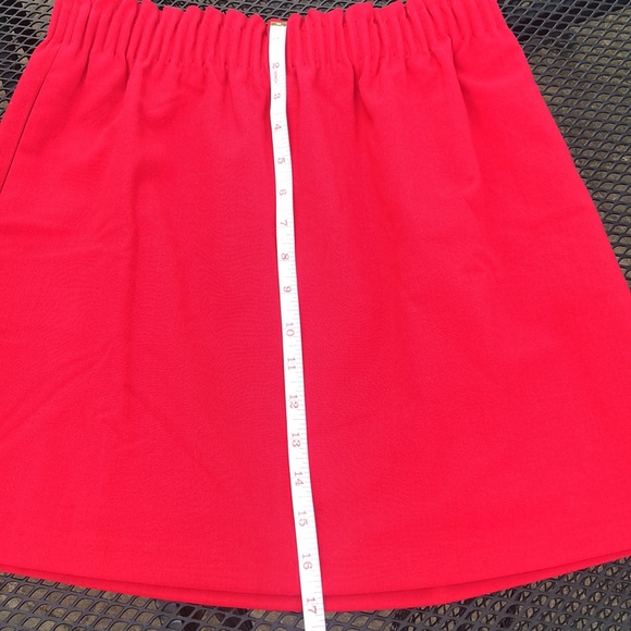 J Crew Factory Sidewalk skirt, red - Picture 4 of 5